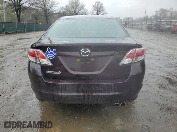 2009 Mazda 6 i Touring with VIN 1YVHP82A395M19375, listed as a Copart auction lot 51672745 with 136,757 mi miles and Salvage Title. Bid and sale history available at carsss.com. Image 6.