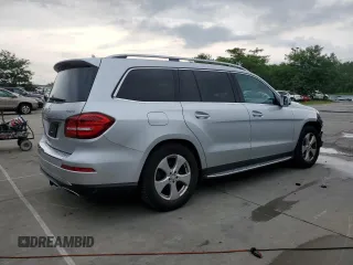 2017 Mercedes-Benz GLS 450 z VIN 4JGDF6EE2HA797022, wystawiony jako Copart lot #62583815 z przebiegiem 96 319 mil mil oraz Szkoda całkowita • Salvage title. Historia ofert i sprzedaży dostępna na DreamBid. Obrazek 3.