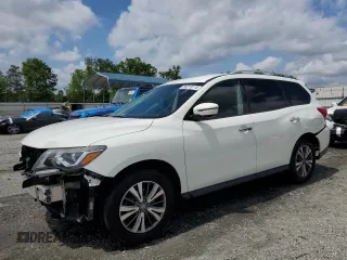 2017 Nissan Pathfinder Platinum with VIN 5N1DR2MN8HC665727, listed as a Copart auction lot 55219115 with 179,088 mi miles and Salvage title. Bid and sale history available at DreamBid. Image 1.