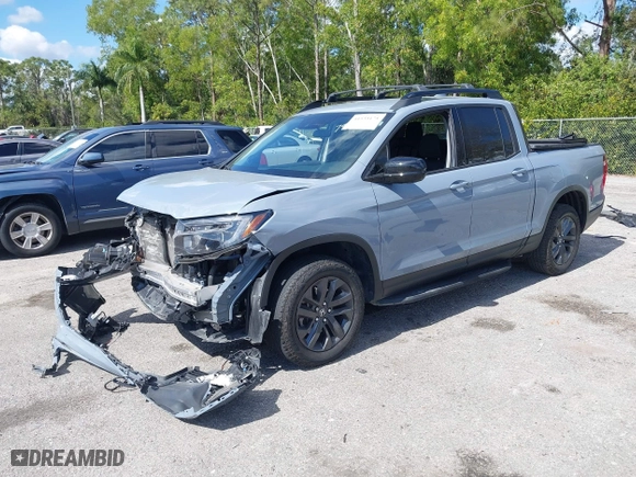 2023 Honda Ridgeline Sport with VIN 5FPYK3F13PB067936, listed as a IAAI auction lot 41535175 with 27,503 mi miles. Bid and sale history available at carsss.com. Image 18.