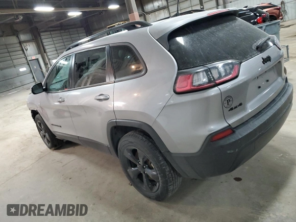 2021 Jeep Cherokee Altitude with VIN 1C4PJMLB4MD128109, listed as a Copart auction lot 44398635 with 75,556 mi miles and Salvage Title. Bid and sale history available at carsss.com. Image 2.