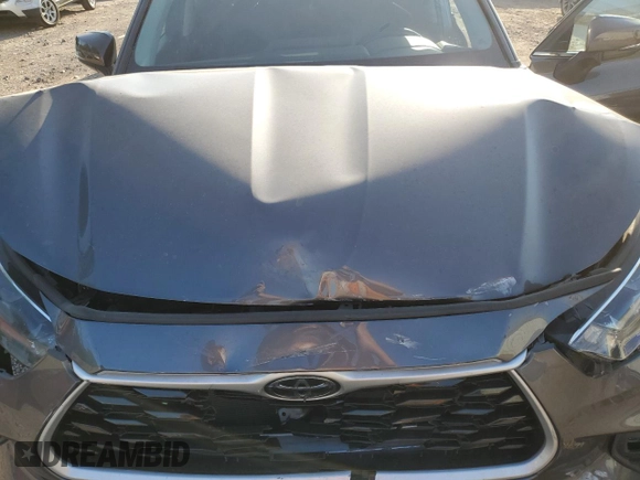 2023 Toyota Highlander L with VIN 5TDKDRAH7PS009775, listed as a Copart auction lot 61952625 with 55,475 mi miles and Salvage title. Bid and sale history available at DreamBid. Image 12.