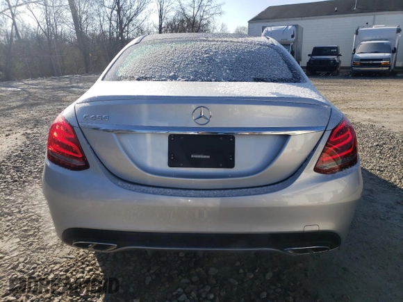 2016 Mercedes-Benz C 450 AMG with VIN 55SWF6EB2GU108099, listed as a Copart auction lot 52145215 with 10,367 mi miles and Salvage Title. Bid and sale history available at carsss.com. Image 6.