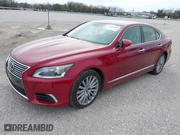 2013 Lexus LS 460 with VIN JTHBL5EF5D5121592, listed as a IAAI auction lot 41821080 with 169,055 mi miles and . Bid and sale history available at DreamBid. Image 2.