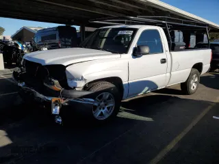 2005 Chevrolet Silverado 1500 Work Truck with VIN 1GCEC14Z65Z254794, listed as a Copart auction lot 82914834 with 235,969 mi miles and Salvage Title. Bid and sale history available at carsss.com. Image 1.