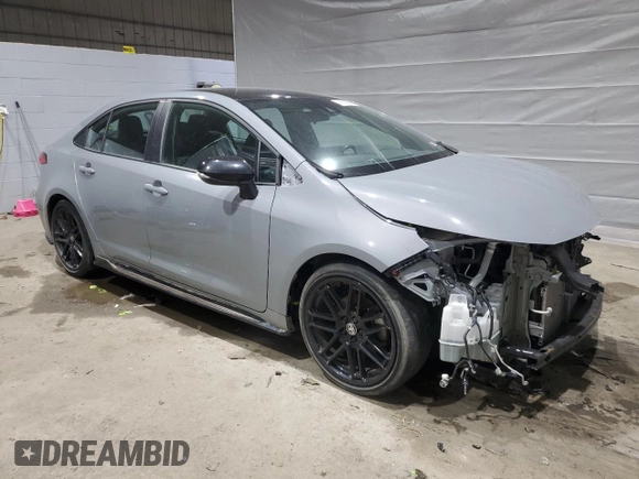 2022 Toyota Corolla SE with VIN 5YFS4MCE9NP115141, listed as a Copart auction lot 47592015 with 26,835 mi miles and Salvage Title. Bid and sale history available at DreamBid. Image 4.