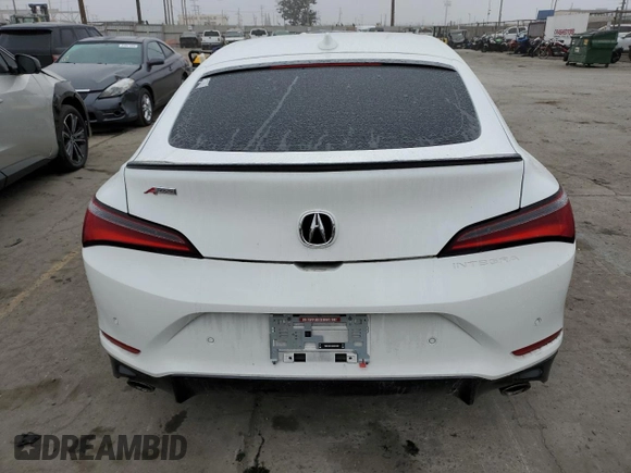 2024 Acura Integra w/A-Spec Technology Package with VIN 19UDE4H68RA000114, listed as a Copart auction lot 83813454 with 15,121 mi miles and Salvage Title. Bid and sale history available at carsss.com. Image 6.
