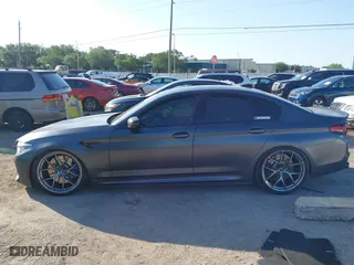 2019 BMW M5 Competition with VIN WBSJF0C59KB447419, listed as a IAAI auction lot 41997505 with 1 mi miles. Bid and sale history available at carsss.com. Image 13.