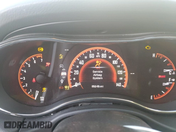 2016 Dodge Durango Citadel z VIN 1C4RDJEG2GC449485, wystawiony jako Copart lot #82409914 z przebiegiem 85 249 mil mil oraz Szkoda całkowita • Salvage title. Historia ofert i sprzedaży dostępna na DreamBid. Obrazek 9.