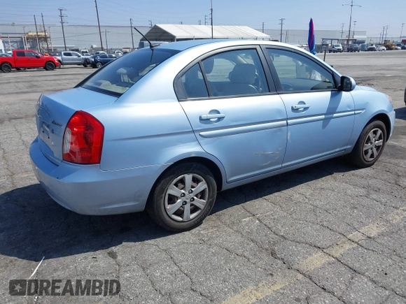 2011 Hyundai Accent GLS with VIN KMHCN4AC5BU620770, listed as a IAAI auction lot 42086165 with 233,404 mi miles and . Bid and sale history available at DreamBid. Image 4.
