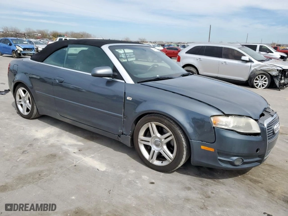 2008 Audi A4 2.0T with VIN WAUAF48H38K009387, listed as a Copart auction lot 49158955 with 97,669 mi miles and Salvage Title. Bid and sale history available at carsss.com. Image 4.