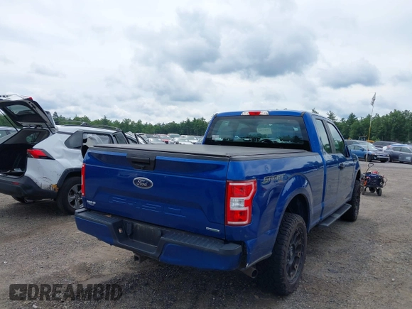 2018 Ford F-150 XL with VIN 1FTEX1EP5JFB17813, listed as a IAAI auction lot 42611333 with 112,166 mi miles and . Bid and sale history available at DreamBid. Image 4.