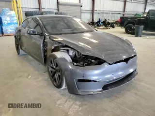2021 Tesla Model S Long Range with VIN 5YJSA1E51MF429302, listed as a Copart auction lot 58242465 with 148,472 mi miles and Salvage title. Bid and sale history available at DreamBid. Image 14.