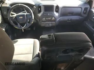 2020 Chevrolet Silverado 1500 Custom with VIN 1GCPWBEH5LZ106046, listed as a Copart auction lot 50284605 with 186,847 mi miles and Salvage Title. Bid and sale history available at carsss.com. Image 8.