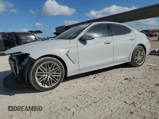 2020 Genesis G70 2.0T z VIN KMTG34LA9LU046717, wystawiony jako Copart lot #45105765 z przebiegiem 65 034 mil mil oraz Nie do naprawy • Non repairable. Historia ofert i sprzedaży dostępna na DreamBid. Obrazek 1.
