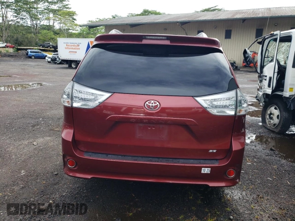 2016 Toyota Sienna SE with VIN 5TDXK3DC6GS737502, listed as a Copart auction lot 57361275 with 110,512 mi miles and Salvage title. Bid and sale history available at DreamBid. Image 6.