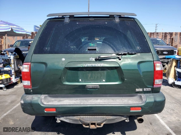 2001 Nissan Pathfinder LE with VIN JN8DR07XX1W514225, listed as a Copart auction lot 46362685 with 144,302 mi miles and Salvage Title. Bid and sale history available at carsss.com. Image 6.