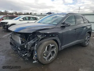 2024 Hyundai Tucson Limited with VIN 5NMJECDE4RH316916, listed as a Copart auction lot 43443775 with 4,921 mi miles and Salvage Title. Bid and sale history available at carsss.com. Image 1.