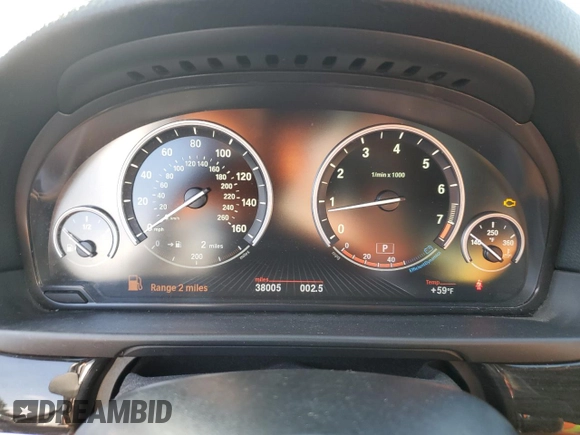 2013 BMW 5 Series 550i xDrive with VIN WBAFU9C58DDY70388, listed as a Copart auction lot 78500474 with 38,005 mi miles and Clean Title. Bid and sale history available at carsss.com. Image 9.