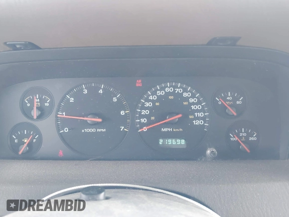 2001 Jeep Grand Cherokee Laredo with VIN 1J4GX48S81C589400, listed as a IAAI auction lot 42091559 with 219,698 mi miles and . Bid and sale history available at DreamBid. Image 7.