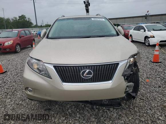 2011 Lexus RX 350 with VIN 2T2BK1BA0BC084419, listed as a Copart auction lot 58607015 with 159,030 mi miles and Salvage title. Bid and sale history available at DreamBid. Image 5.