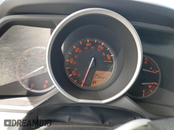 2011 Toyota 4Runner SR5 with VIN JTEZU5JR8B5026322, listed as a Copart auction lot 57356515 with 212,837 mi miles and Salvage title. Bid and sale history available at DreamBid. Image 9.