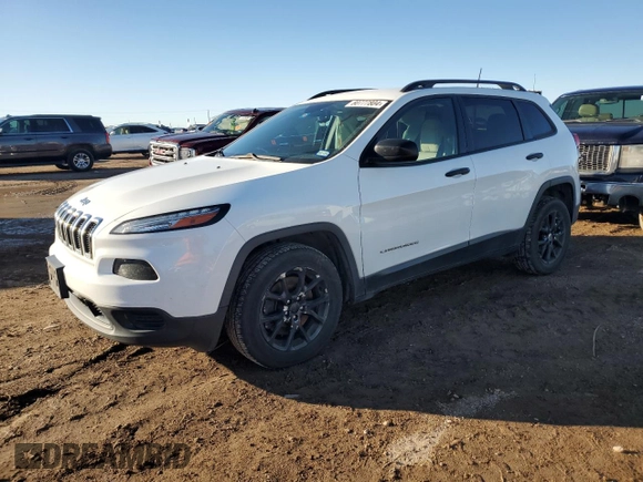 2017 Jeep Cherokee Altitude z VIN 1C4PJLAB5HW597653, wystawiony jako Copart lot #80777804 z przebiegiem 85 606 mil mil oraz Szkoda całkowita • Salvage title. Historia ofert i sprzedaży dostępna na DreamBid. Obrazek 1.
