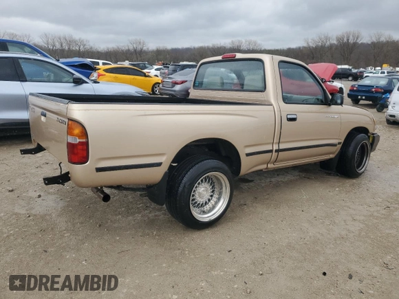 1998 Toyota Tacoma with VIN 4TANL42N3WZ077653, listed as a Copart auction lot 47258075 with 206,686 mi miles and Salvage Title. Bid and sale history available at carsss.com. Image 3.