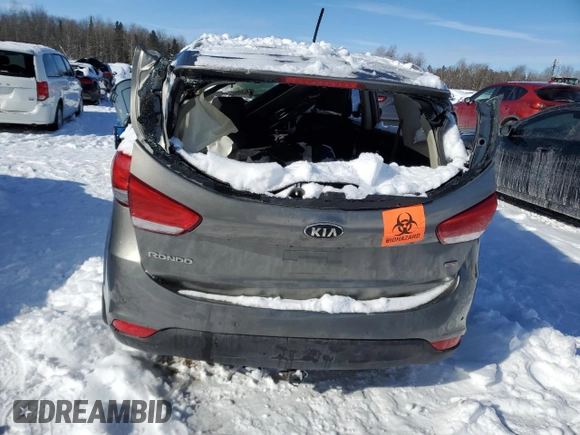 2014 Kia Rondo LX with VIN KNAHT8A39E7066804, listed as a Copart auction lot 45564905 with Not Provided miles and Non Repairable. Bid and sale history available at carsss.com. Image 6.
