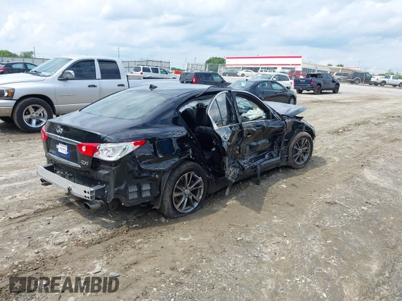 2017 Infiniti Q50 Premium with VIN JN1EV7AR6HM837923, listed as a IAAI auction lot 42255798 with 90,371 mi miles and . Bid and sale history available at DreamBid. Image 4.