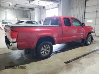 2017 Toyota Tacoma SR with VIN 5TFSX5EN8HX054073, listed as a Copart auction lot 57332555 with 225,217 mi miles and Salvage title. Bid and sale history available at DreamBid. Image 3.