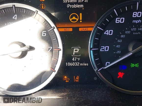 2018 Acura MDX with VIN 5J8YD3H32JL006651, listed as a IAAI auction lot 41422299 with 106,032 mi miles and . Bid and sale history available at DreamBid. Image 15.