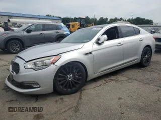 2015 Kia K900 Luxury with VIN KNALW4D47F6020989, listed as a Copart auction lot 63293855 with 94,714 mi miles and Salvage title. Bid and sale history available at DreamBid. Image 1.