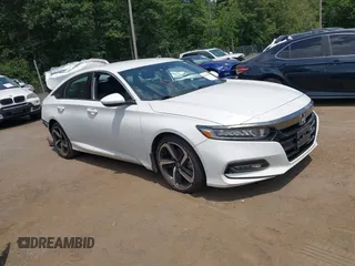 2019 Honda Accord Sport with VIN 1HGCV1F37KA134167, listed as a IAAI auction lot 42640304 with 87,813 mi miles and . Bid and sale history available at DreamBid. Image 1.