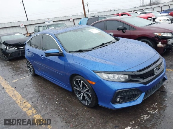 2017 Honda Civic Sedan Si with VIN 2HGFC1E52HH703751, listed as a IAAI auction lot 41561240 with 110,000 mi miles. Bid and sale history available at carsss.com. Image 1.
