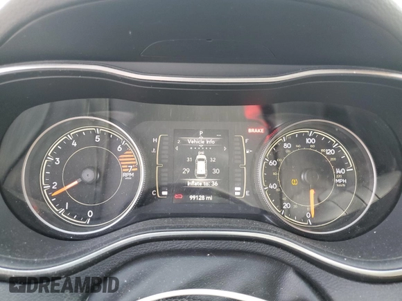2019 Jeep Cherokee Latitude Plus with VIN 1C4PJMLB2KD199130, listed as a Copart auction lot 54549035 with 99,128 mi miles and Salvage Title. Bid and sale history available at carsss.com. Image 9.