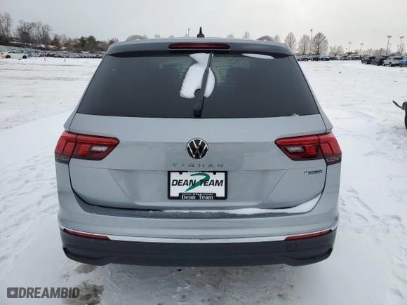2024 Volkswagen Tiguan S with VIN 3VVFB7AX3RM165819, listed as a Copart auction lot 44740345 with 0 mi miles and Salvage Title. Bid and sale history available at carsss.com. Image 6.