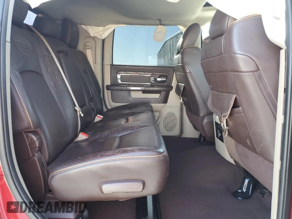 2015 Ram 2500 Longhorn with VIN 3C6UR5PL4FG705240, listed as a Copart auction lot 47388985 with 113,699 mi miles and Salvage title. Bid and sale history available at DreamBid. Image 10.