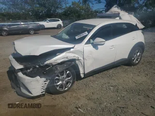 2020 Mazda CX-3 Sport with VIN JM1DKDB79L1474363, listed as a Copart auction lot 74983574 with 56,737 mi miles and Salvage Title. Bid and sale history available at carsss.com. Image 1.
