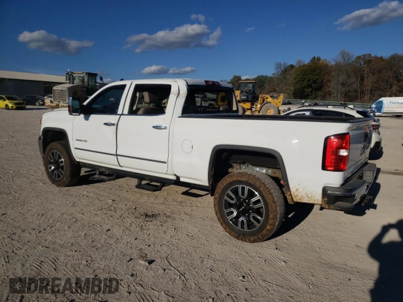 2017 GMC Sierra 2500HD SLT with VIN 1GT12TEY3HF249710, listed as a Copart auction lot 80008164 with 136,002 mi miles and Salvage Title. Bid and sale history available at carsss.com. Image 2.
