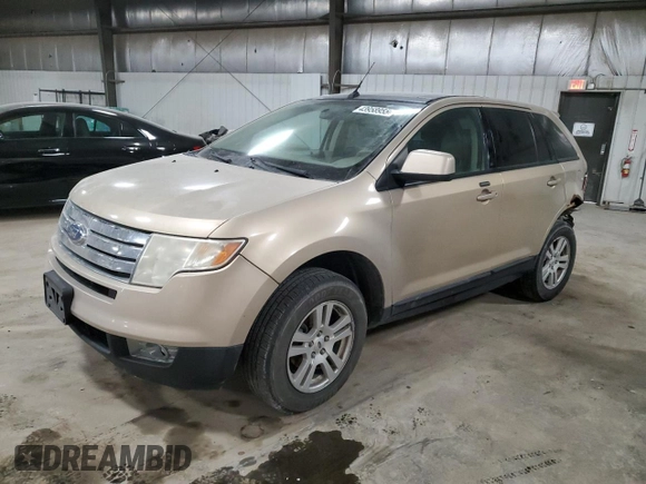 2007 Ford Edge SEL PLUS with VIN 2FMDK39C17BA65079, listed as a Copart auction lot 43958955 with 184,803 mi miles and Salvage Title. Bid and sale history available at carsss.com. Image 1.