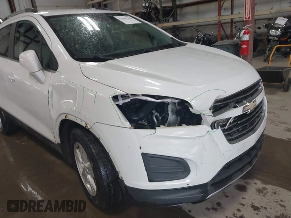 2016 Chevrolet Trax LT with VIN KL7CJLSB7GB584337, listed as a IAAI auction lot 41847936 with 158,185 mi miles. Bid and sale history available at carsss.com. Image 6.