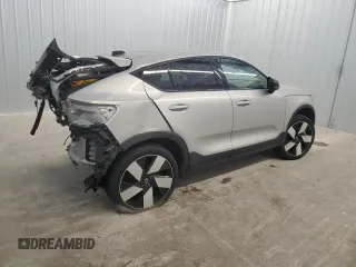 2023 Volvo C40 Recharge Pure Electric Ultimate with VIN YV4ED3GMXP2062473, listed as a Copart auction lot 75906994 with 0 mi miles and Salvage Title. Bid and sale history available at carsss.com. Image 3.