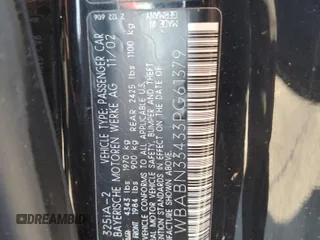 2003 BMW 3 Series 325Ci with VIN WBABN33433PG61379, listed as a Copart auction lot 82367874 with 113,967 mi miles and Salvage Title. Bid and sale history available at carsss.com. Image 13.