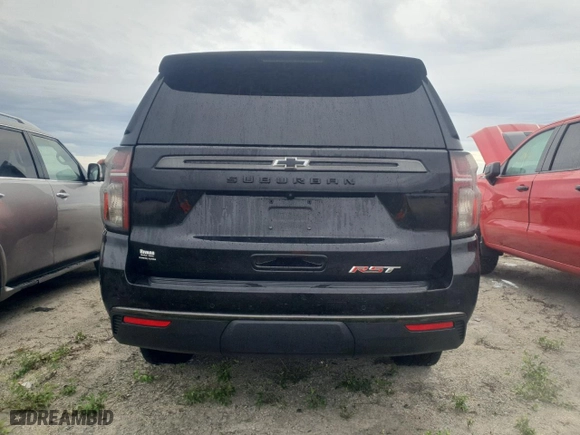 2021 Chevrolet Suburban RST with VIN 1GNSCEKD4MR400696, listed as a Copart auction lot 81223744 with NaN miles and Non Repairable. Bid and sale history available at carsss.com. Image 6.