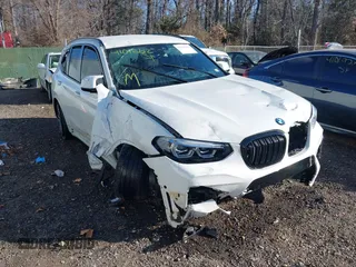 2020 BMW X3 M with VIN 5YMTS0C03L9B77591, listed as a IAAI auction lot 41015612 with 1 mi miles. Bid and sale history available at carsss.com. Image 6.