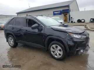 2019 Toyota RAV4 LE with VIN 2T3F1RFV2KC017882, listed as a Copart auction lot 83497274 with 183,735 mi miles and Salvage Title. Bid and sale history available at carsss.com. Image 4.