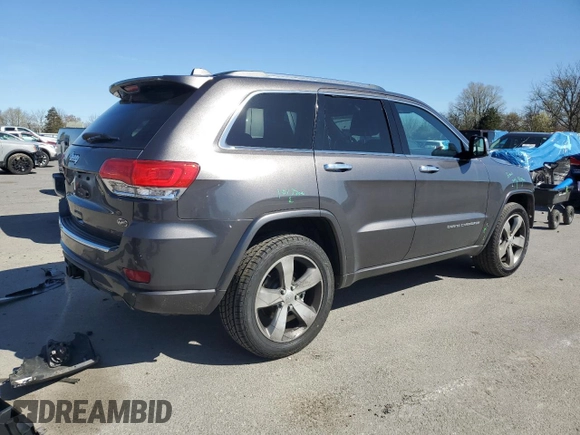 2015 Jeep Grand Cherokee Overland with VIN 1C4RJFCG4FC637643, listed as a Copart auction lot 47181524 with 67,050 mi miles and Salvage Title. Bid and sale history available at carsss.com. Image 3.