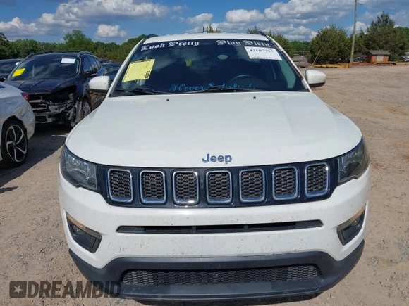 2017 Jeep Compass Latitude with VIN 3C4NJDBB3HT688695, listed as a IAAI auction lot 42197797 with 110,343 mi miles and . Bid and sale history available at DreamBid. Image 12.