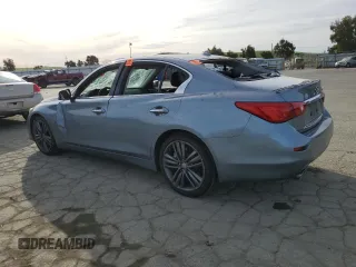 2014 Infiniti Q50 Premium with VIN JN1BV7AP0EM671637, listed as a Copart auction lot 47119015 with 141,459 mi miles and Salvage Title. Bid and sale history available at carsss.com. Image 2.